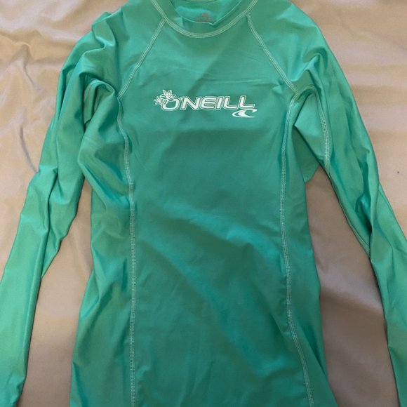 O'Neill Rash Guard in Seaglass Green - Picture 2 of 3